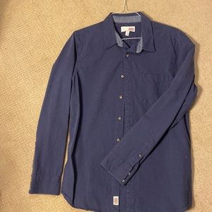 1901 navy blue heavy cloth shirt
